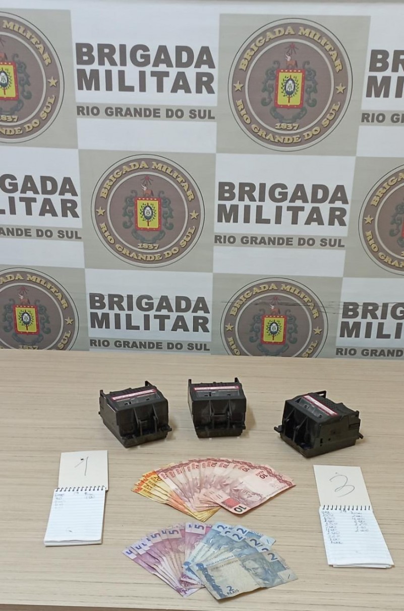 Apreensão de material