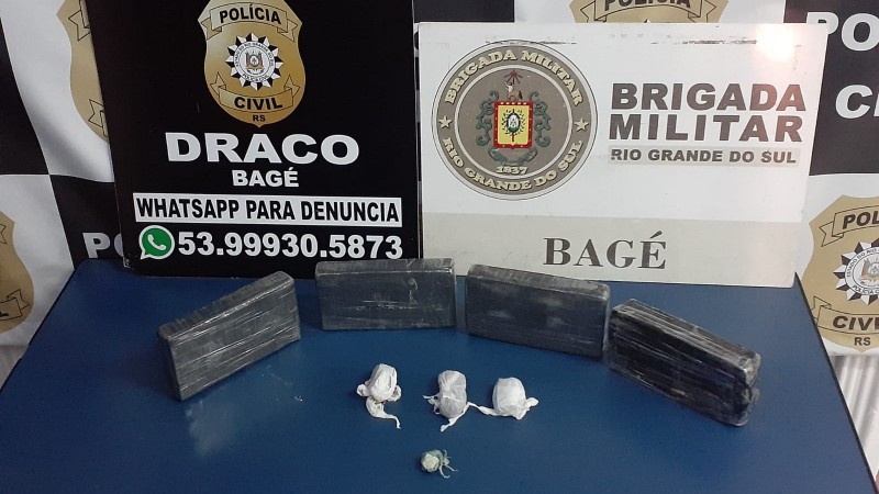 Drogas apreendidas 