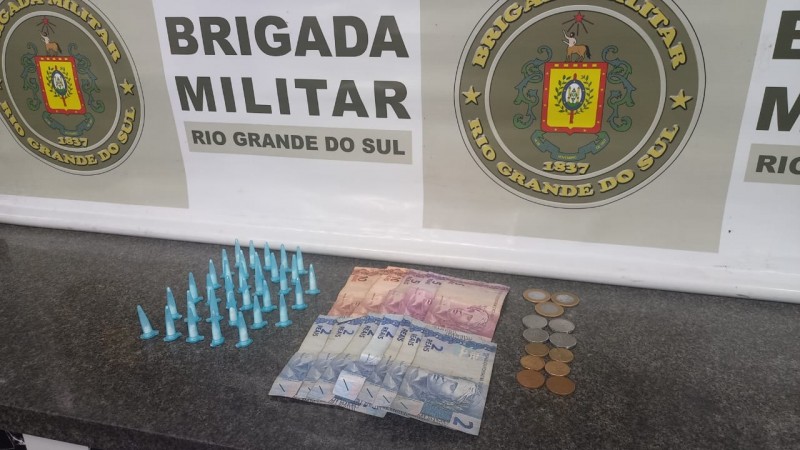 Tr&aacute;fico de drogas - apreens&atilde;o de menor