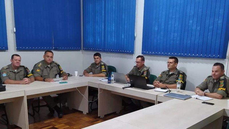 7° BPM recebe Oficiais para reunião do Comando Regional Fronteira Noroeste