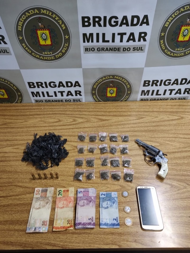 Prisão Porte ilegal de arma de fogo e tráfico de entorpecentes