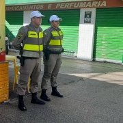 Brigada Militar de São Leopoldo recebeu reforço de alunos soldados neste domingo (1)