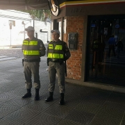 Brigada Militar de São Leopoldo recebeu reforço de alunos soldados neste domingo (6)