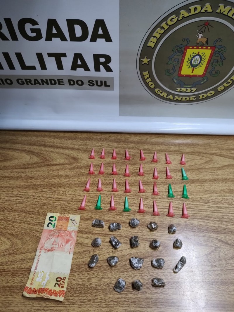 entorpecentes apreendidos em Canoas.
