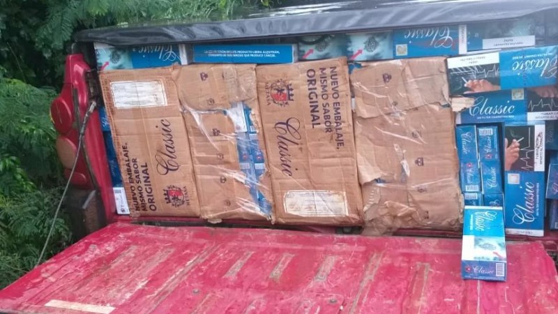 Brigada Militar apreende cigarros contrabandeados em Esperança do Sul