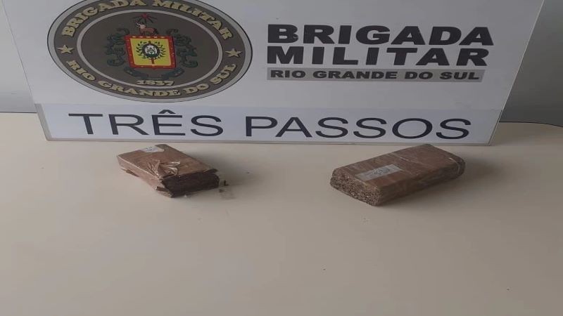 Brigada Militar apreende drogas em Três Passos