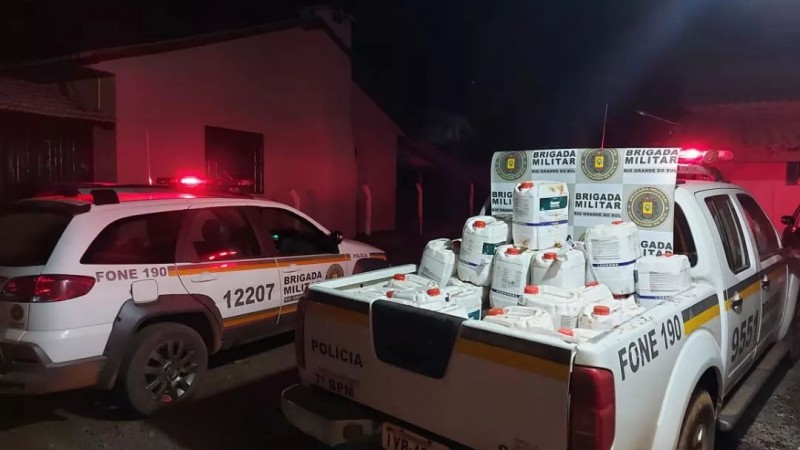 Brigada Militar prende homem por contrabando de agrot&oacute;xicos em Crissiumal