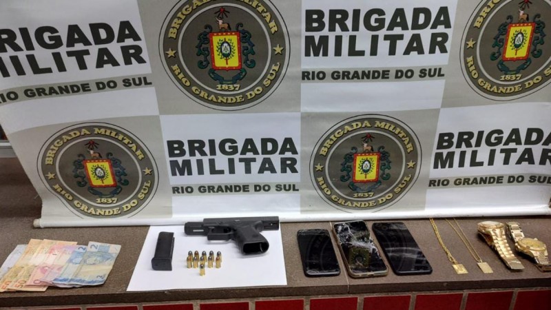 Materialidade de prisão por Porte ilegal de arma de fogo realizada pelo 19 bpm