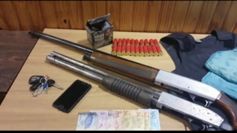 Operação Horus apreensão de armas, munições e placas balística