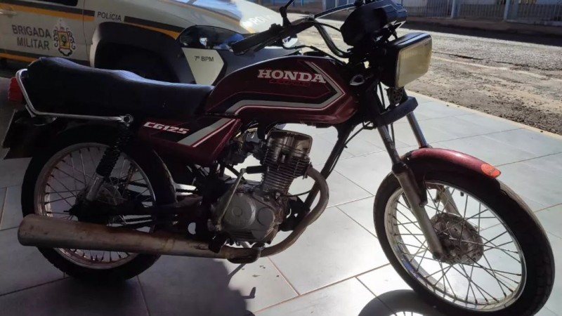 Brigada Militar prende homem por furto de motocicleta em Santo Augusto