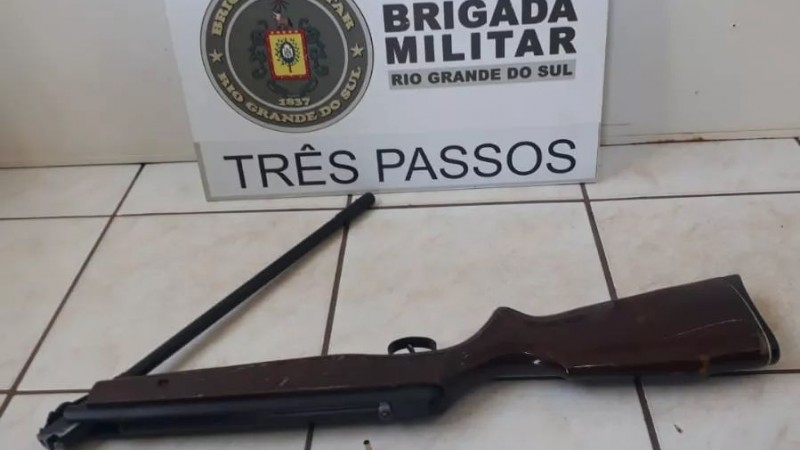 Brigada Militar prende homem por tentativa de homicídio em Três Passos
