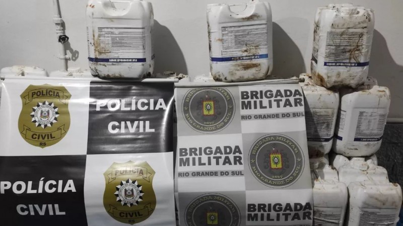 Opera&ccedil;&atilde;o conjunta entre Brigada Militar e Pol&iacute;cia Civil prendem homem por contrabando de agrot&oacute;xicos em Tr&ecirc;s Passos