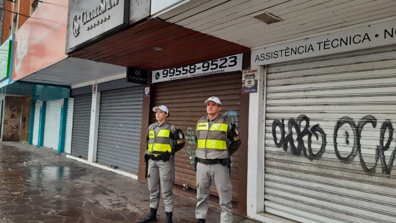 As atividades operacionais foram desenvolvidas em postos de visibilidade distribuídos pela cidade.