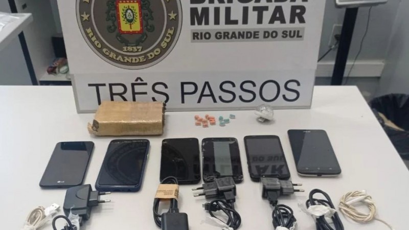 Brigada Militar apreende droga arremessada para o Pres&iacute;dio Estadual de Tr&ecirc;s Passos