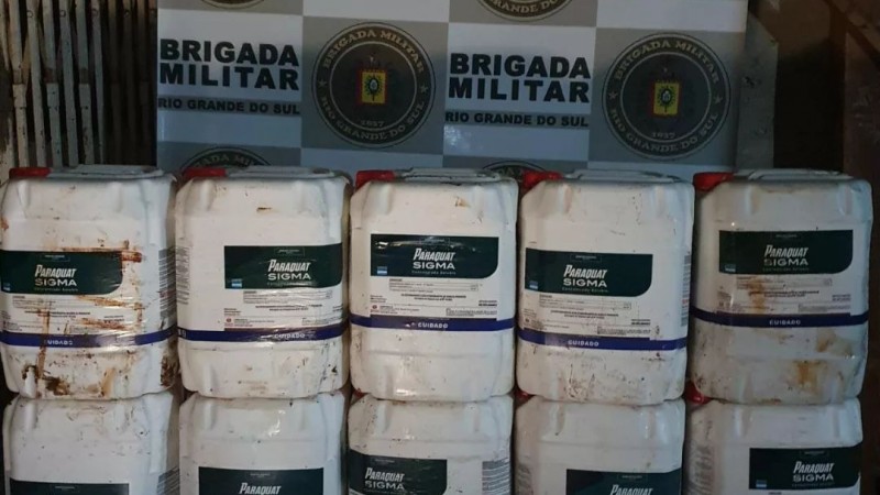Brigada Militar prende homem por contrabando de agrot&oacute;xicos em Crissiumal