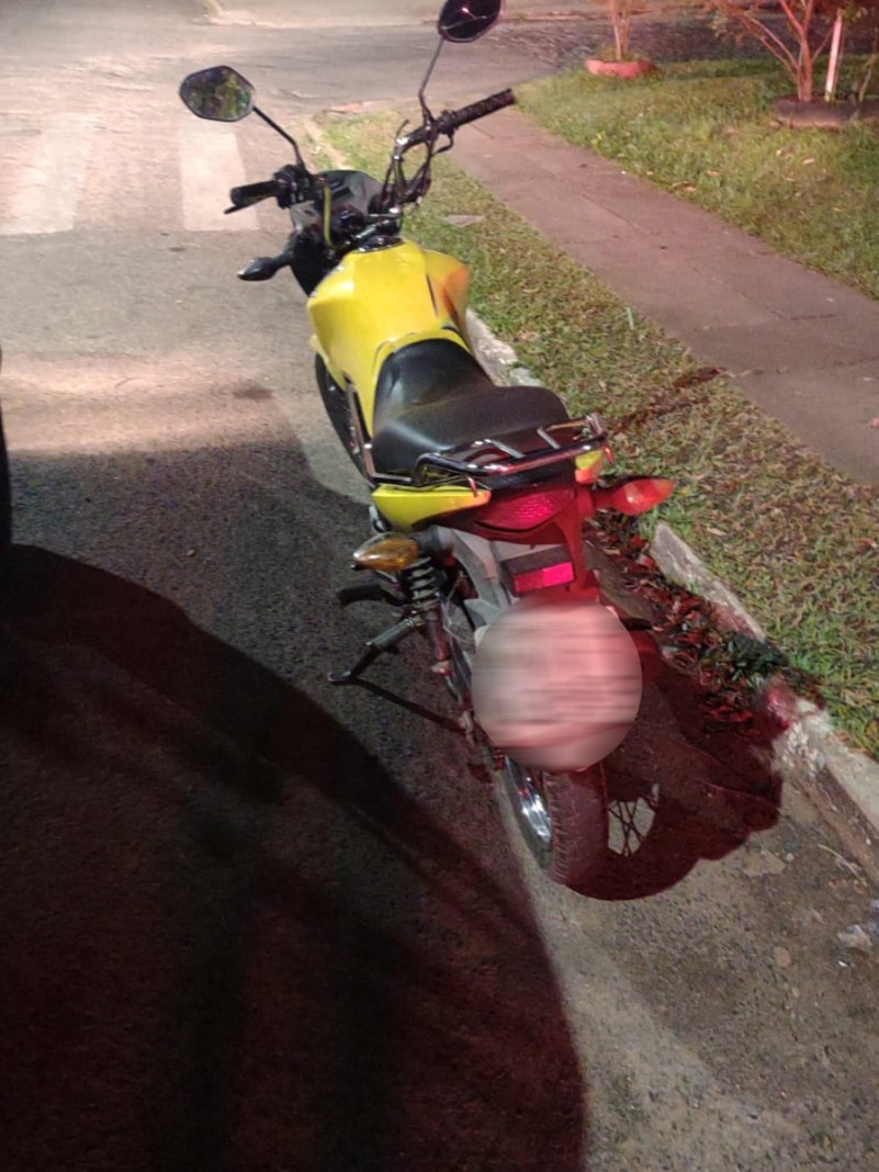 BM de São Leopoldo recupera motocicleta roubada