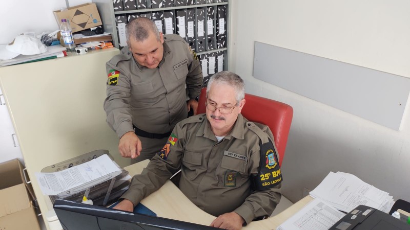 Alunos sargentos da BM realizam estágio administrativo no 25º BPM (1)