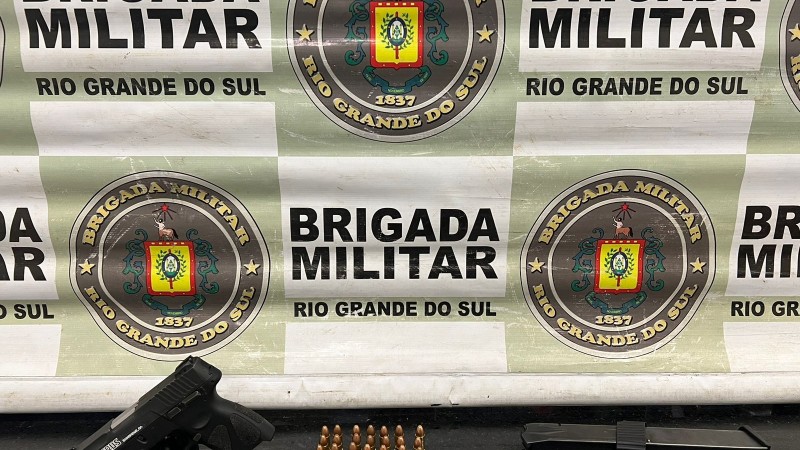 Apreens&atilde;o de arma e muni&ccedil;&otilde;es em Cap&atilde;o da Canoa