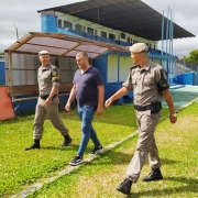 Brigada Militar finaliza vistoria ao Estádio do C E  Aimoré (2)