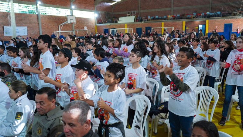 Formandos do PROERD