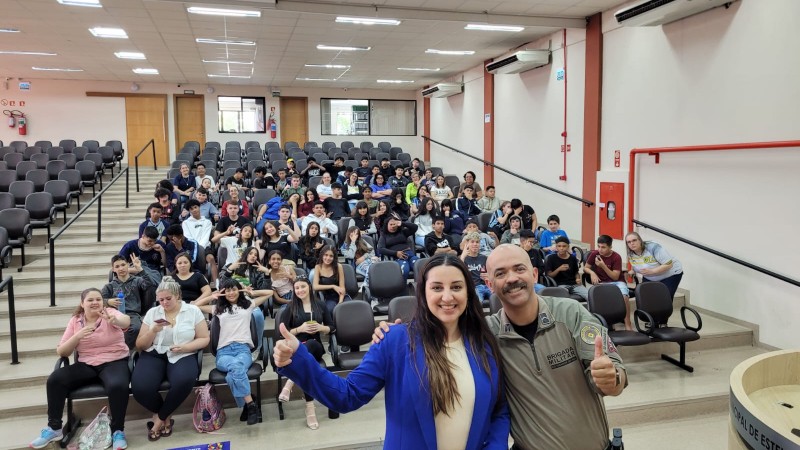 Palestra realizada pelo PROERD Esteio