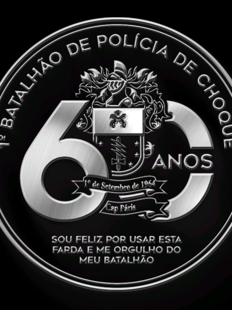 Selo 1°BPChq 60 anos