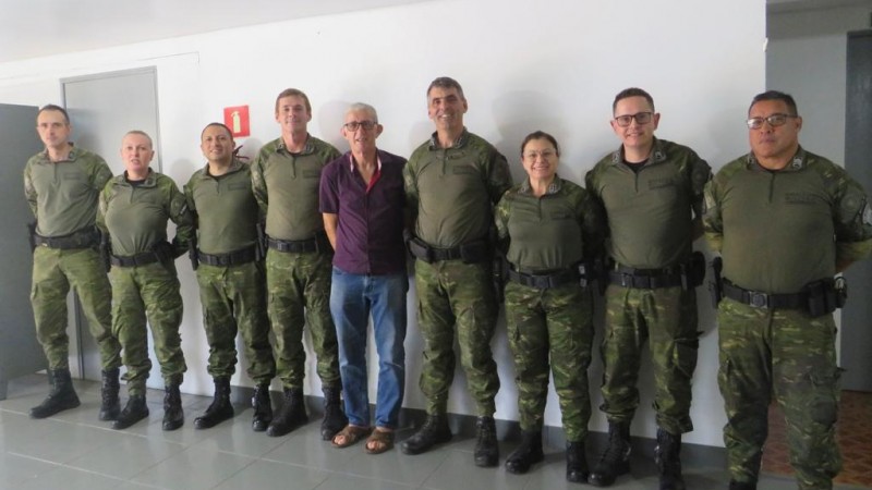 Comandante do CABM e Oficiais