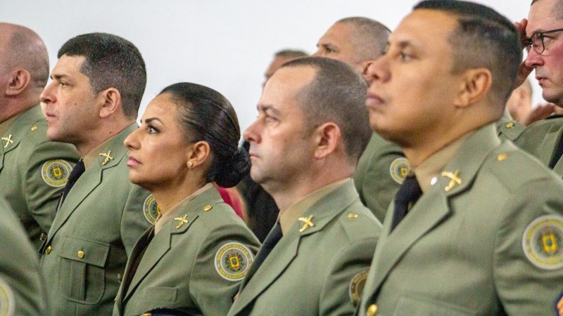 Formandos curso básico de administração policial militar
