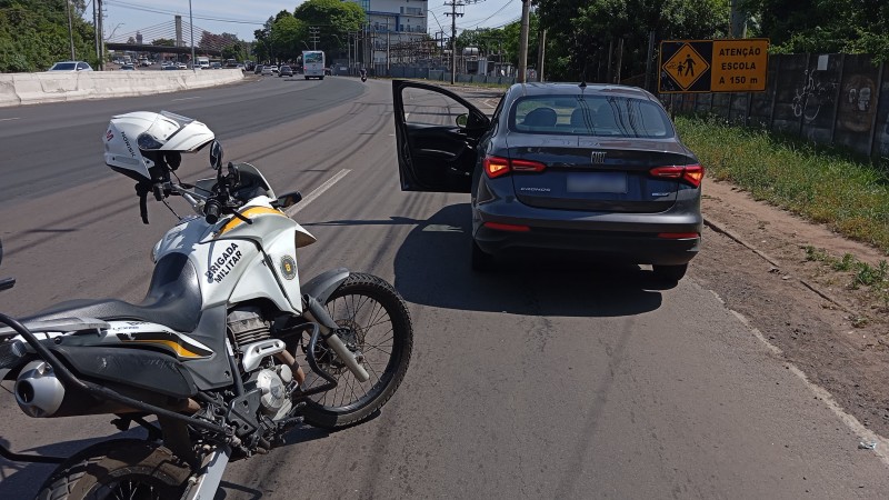 Veículo recuperado pela BM