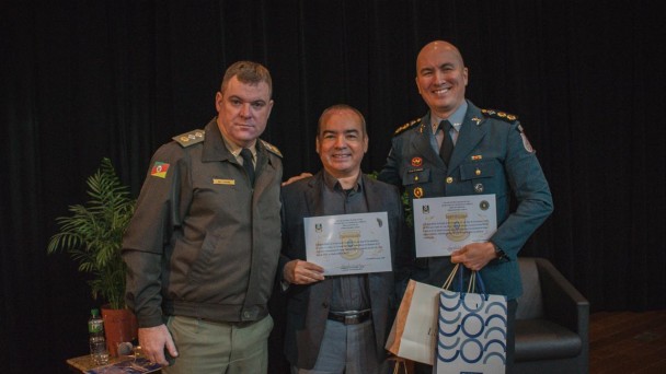 Major Rohrs, Coronel Luiz Otávio Altmayer Odawara e Coronel da Reserva Eduardo Cunha Michel 