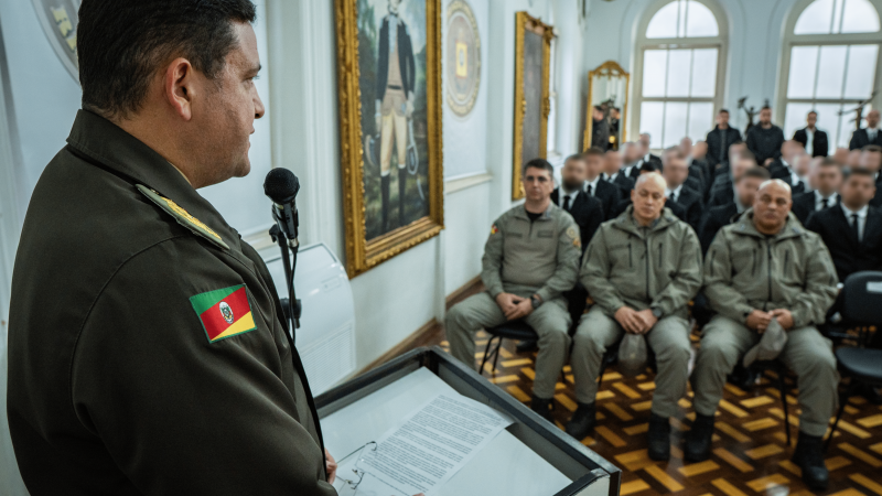Formatura primeiro Curso de Especialização em Inteligência da BM